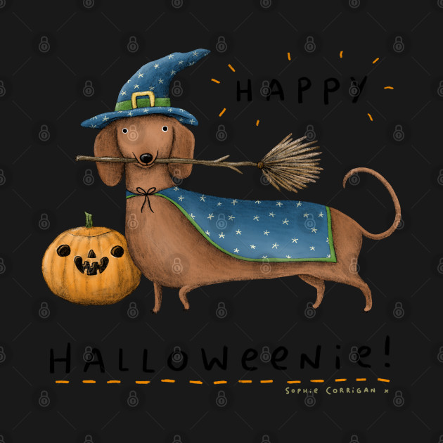 Discover Happy Halloweenie! - Halloween - T-Shirt