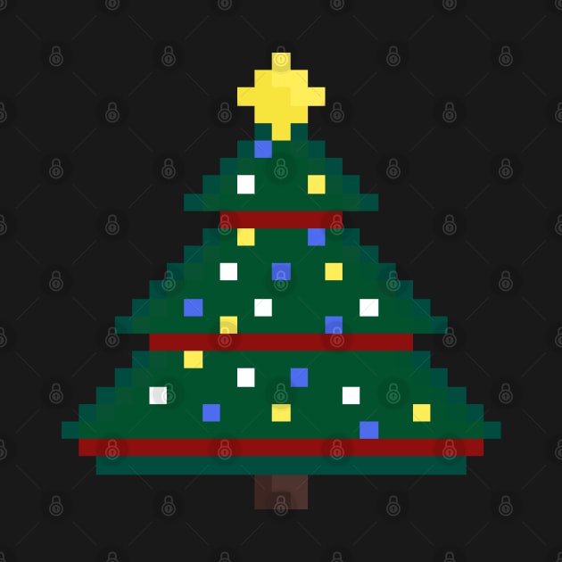 Christmas Tree Pixel Art by Zaerisfade