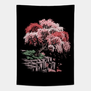 Colorful Sakura Tree #5 Tapestry