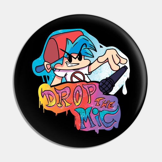 fnf boyfriend drop the mic graffiti Pin by Renovich