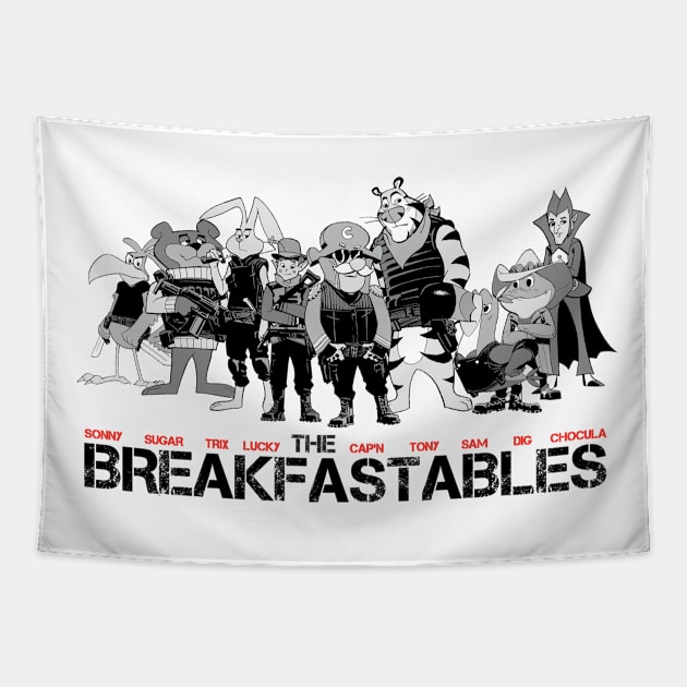 The Breakfastables Tapestry by WhiskeyMech