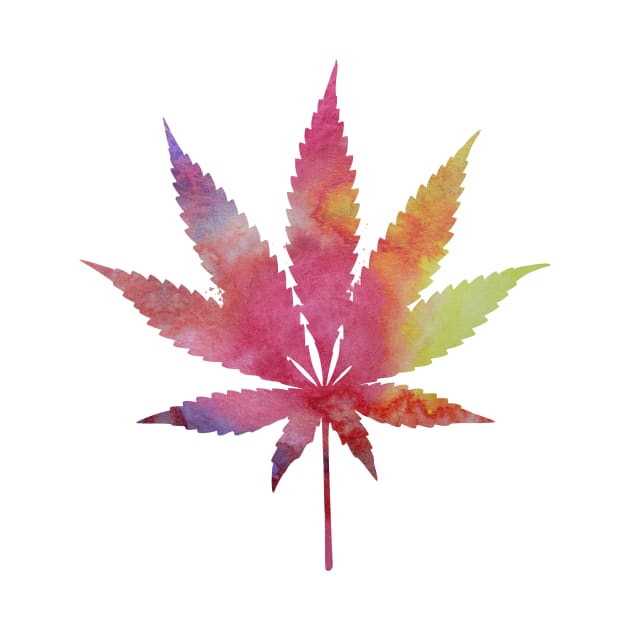 Cannabis leaf by TheJollyMarten