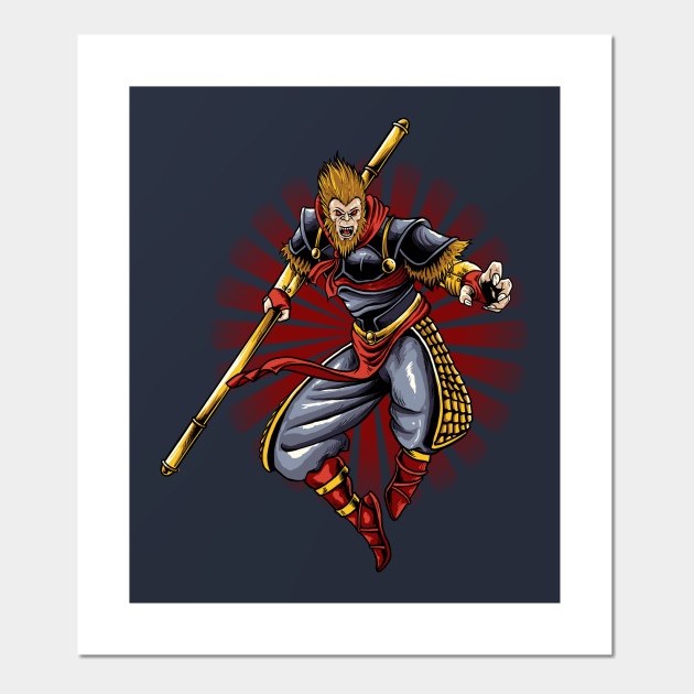 Monkey King Sun Wukong Monkey King Sun Wukong Posters And Art Prints Teepublic