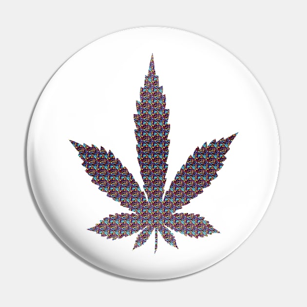 Trippy marijuana leaf Pin by PlanetGanja