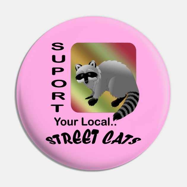 Street Cats Pin by xeina