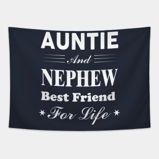 Auntie and Nephew Best Friend For Life Tapestry