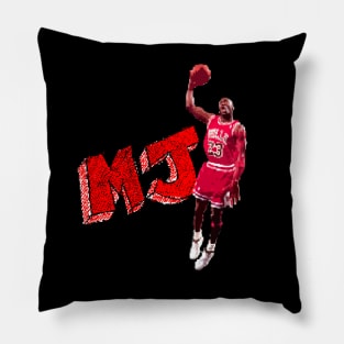 MJ 23 - THE GOAT - Pixelated Pillow