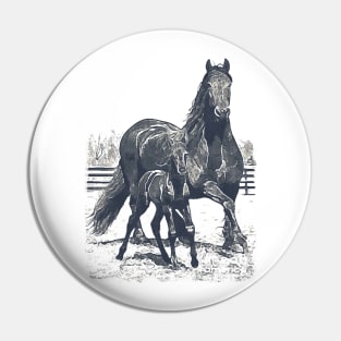 Black Horse Pin