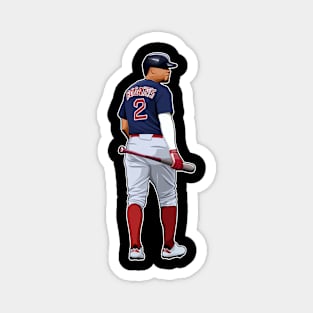 Xander Bogaerts #2 Walks Back Magnet