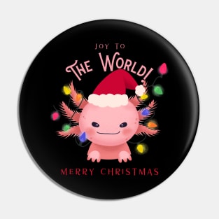 Joy To The World Merry Christmas design Pin