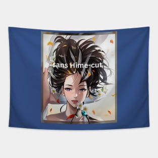 Sans HIME-cut (avant-garde anime girls hairstyle) Tapestry