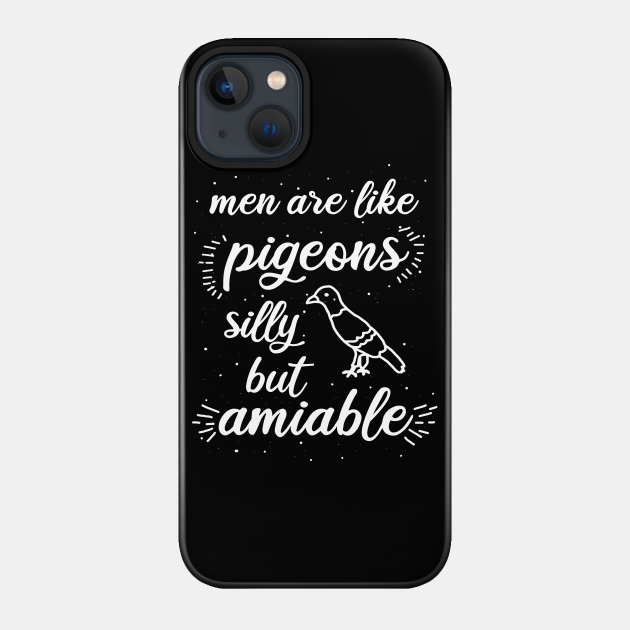 Men pigeon saying breeder carrier pigeon lover - Pigeon - Phone Case