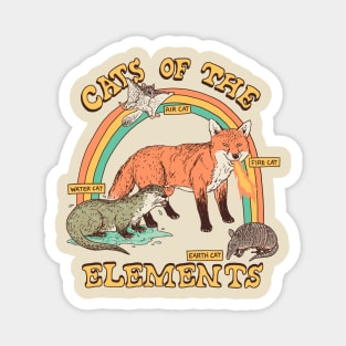 Cats Of The Elements Magnet