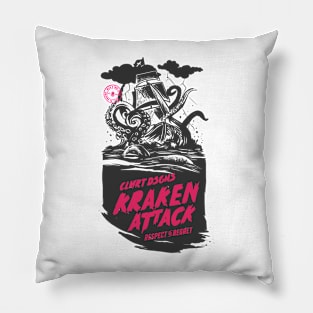 Kraken Attack Pillow