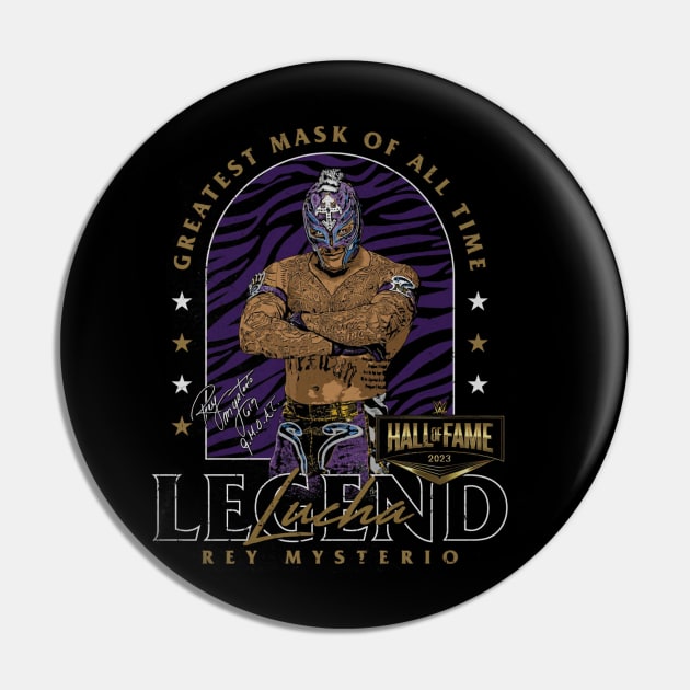 Rey Mysterio HOF Greatest Mask Pin by MunMun_Design