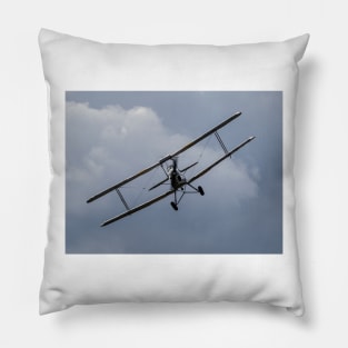 Vintage Tiger Moth head-on Pillow