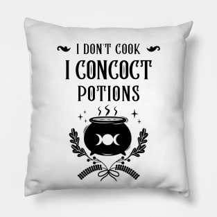 Concoct Potions Witchraft Pillow