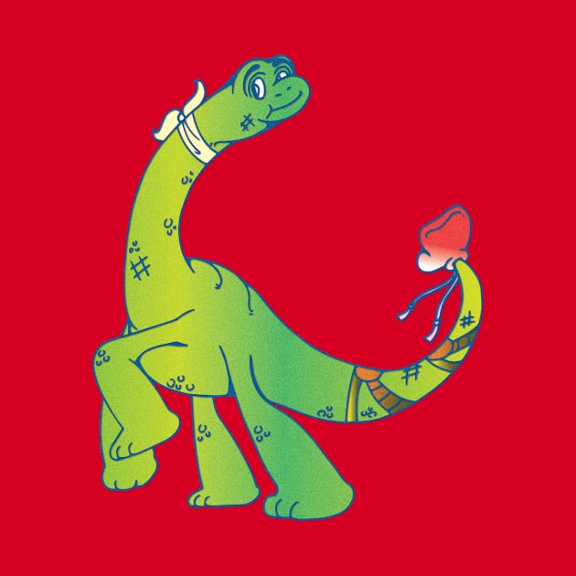 Apatosaurus classic (simple) by DinosauriA
