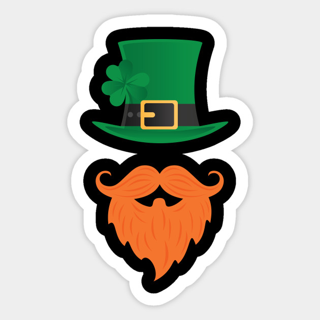 leprechaun hat and beard