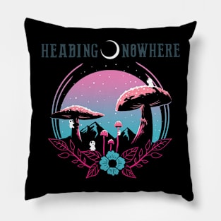 Headed Nowhere Pillow