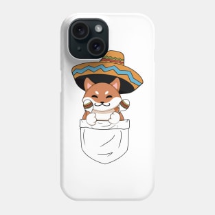 Cinco De Mayo Dog Pocket Phone Case