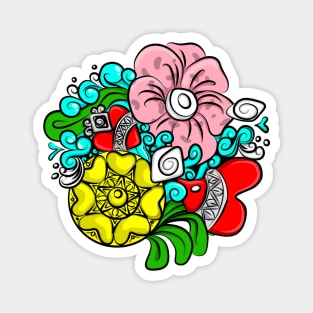 Love Flower Magnet