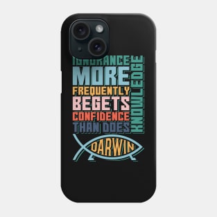 Ignorance More Frequently Begets Confidence than does Knowledge (B) Phone Case