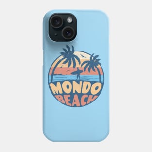 Vintage Surfing Mondo Beach, California // Retro Summer Vibes // Grunge Surfer Sunset Phone Case