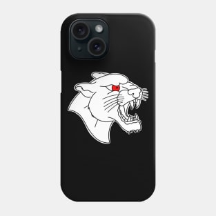 HomeSchoolTattoo Panther Head (RED EYE) Phone Case