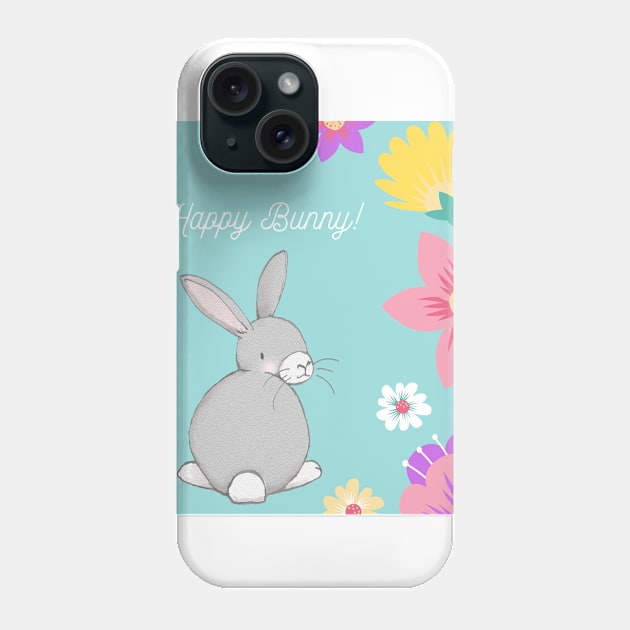 Happy Bunny! Series (B) Phone Case by hotarufirefly