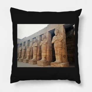 Ancient Architecture of Karnak Temple in Luxor Pillow