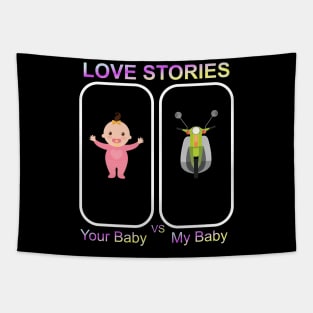 Love Stories-Your Baby Versus My Baby Tapestry