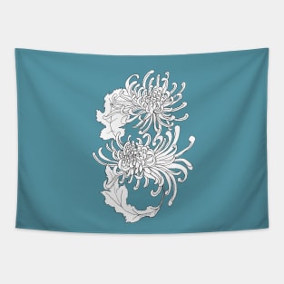 Chrysanthemum Infinity Design Tapestry