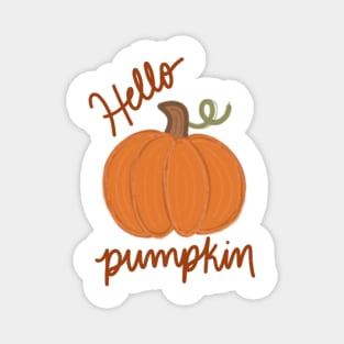 Hello Pumpkin Magnet