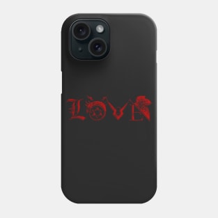 Anime Love (red) Phone Case