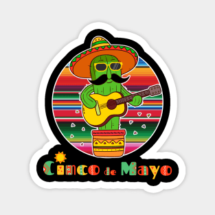 Cinco De Mayo Cactus Magnet