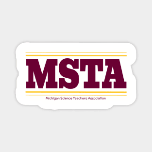 MSTA Old School Mount Pleasant Maroon/Gold Magnet