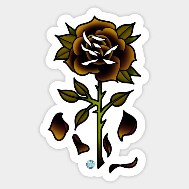 Hope Not Rose Sticker Teepublic