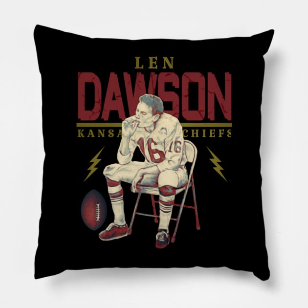 Len dawson rest and relax Pillow by RIDER_WARRIOR