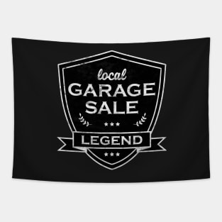 Garage Sale Legend Logo Tapestry