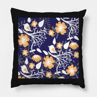 Floral Pattern Pillow