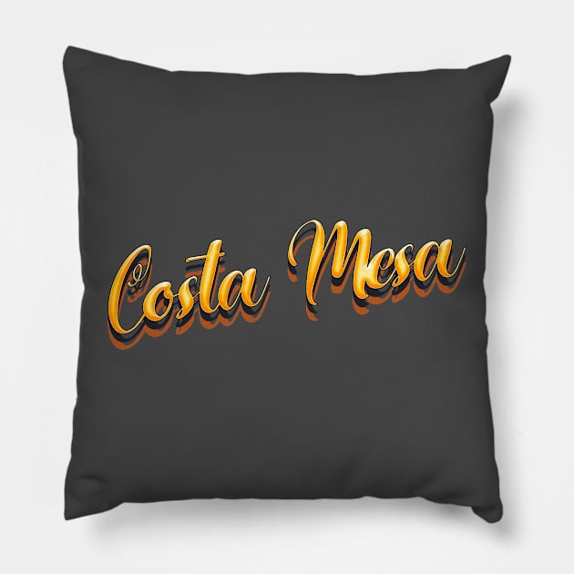 Costa Mesa Pillow by LaarniGallery