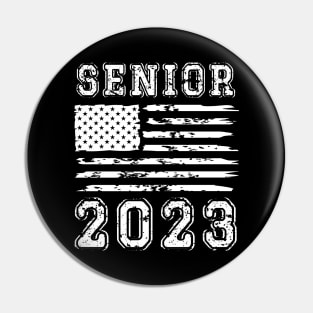 Senior Class of 2023 vintage flag USA Pin