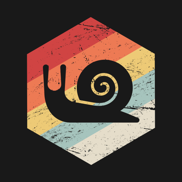 Retro Vintage Snail Icon by MeatMan