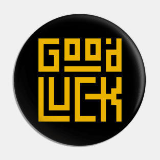 GOOD LUCK WITH KUFI SQUARE STYLE Pin