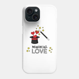 Magical Love - Black Phone Case