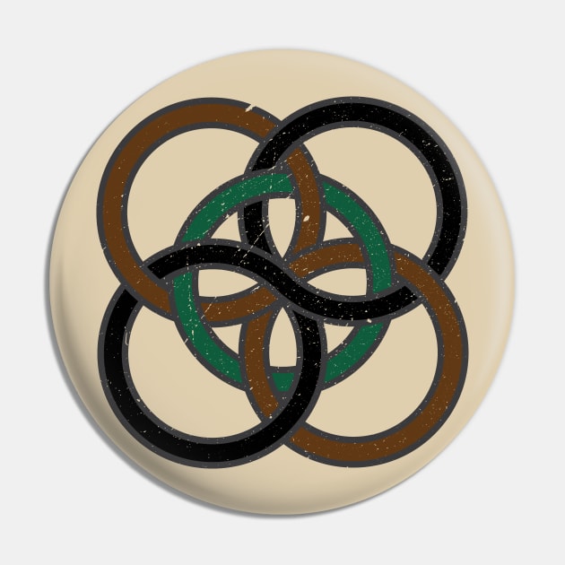 Clover Knot Pin by EdwardLarson