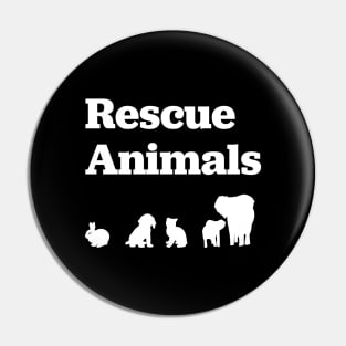 Rescue Animals Pin