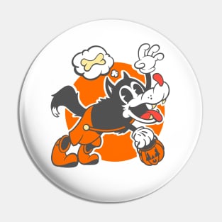 Classic Trick or Treating Werewolf Pin