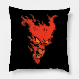 flame devil Pillow